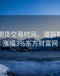 道指数期货交易时间，道指期货指数涨幅3%东方财富网