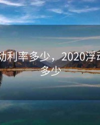 2020浮动利率多少，2020浮动利率是多少