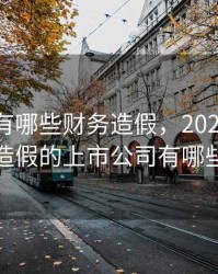 2020年有哪些财务造假，2020年财务造假的上市公司有哪些