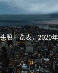 2020龙头股一览表，2020年 龙头股