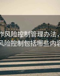 期货运作风险控制管理办法，期货的风险控制包括哪些内容