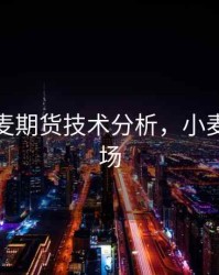 郑州小麦期货技术分析，小麦期货市场