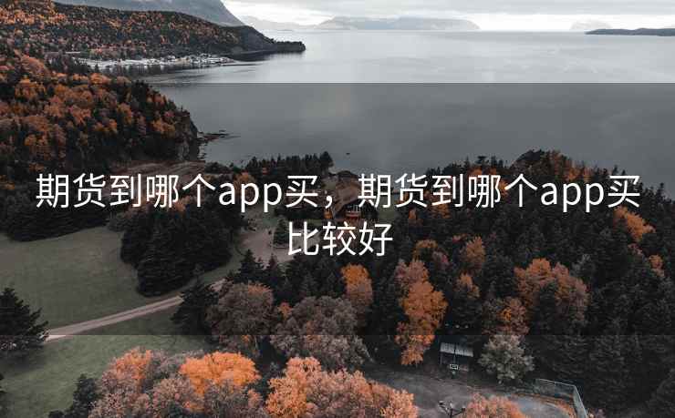 期货到哪个app买，期货到哪个app买比较好