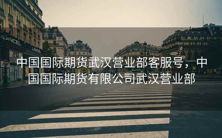 中国国际期货武汉营业部客服号，中国国际期货有限公司武汉营业部