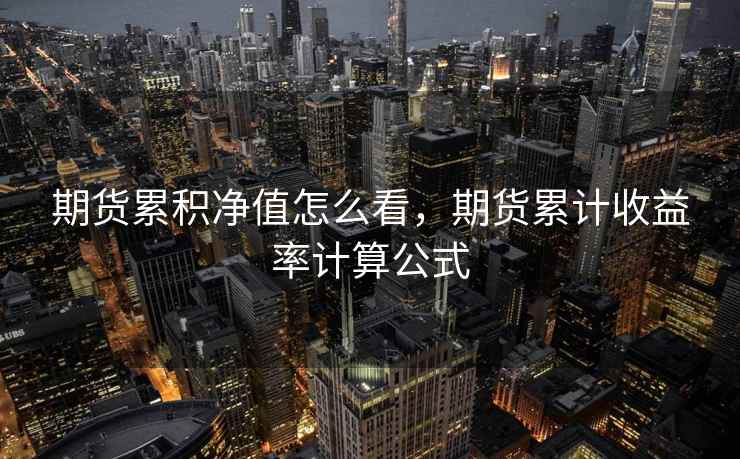 期货累积净值怎么看，期货累计收益率计算公式