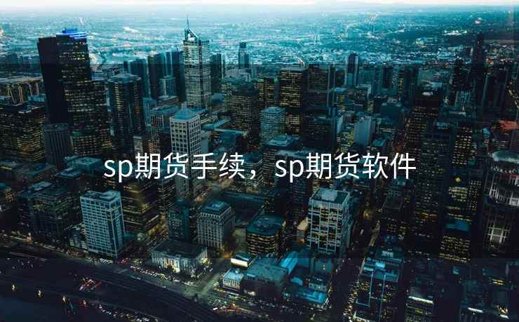 sp期货手续，sp期货软件